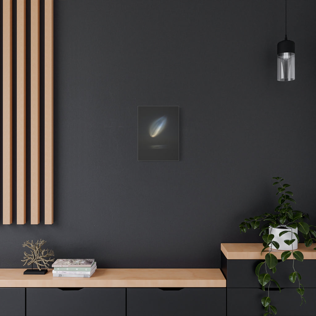 Cosmic Night Sky Canvas — Aurora-Like Stretched Wall Art