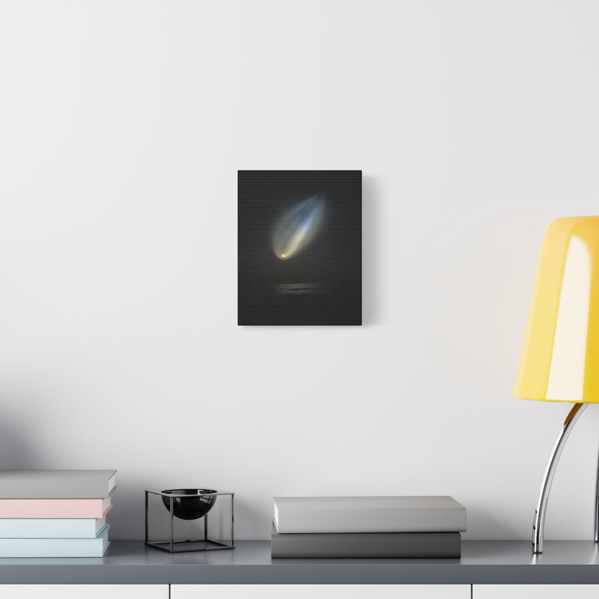 Cosmic Night Sky Canvas — Aurora-Like Stretched Wall Art