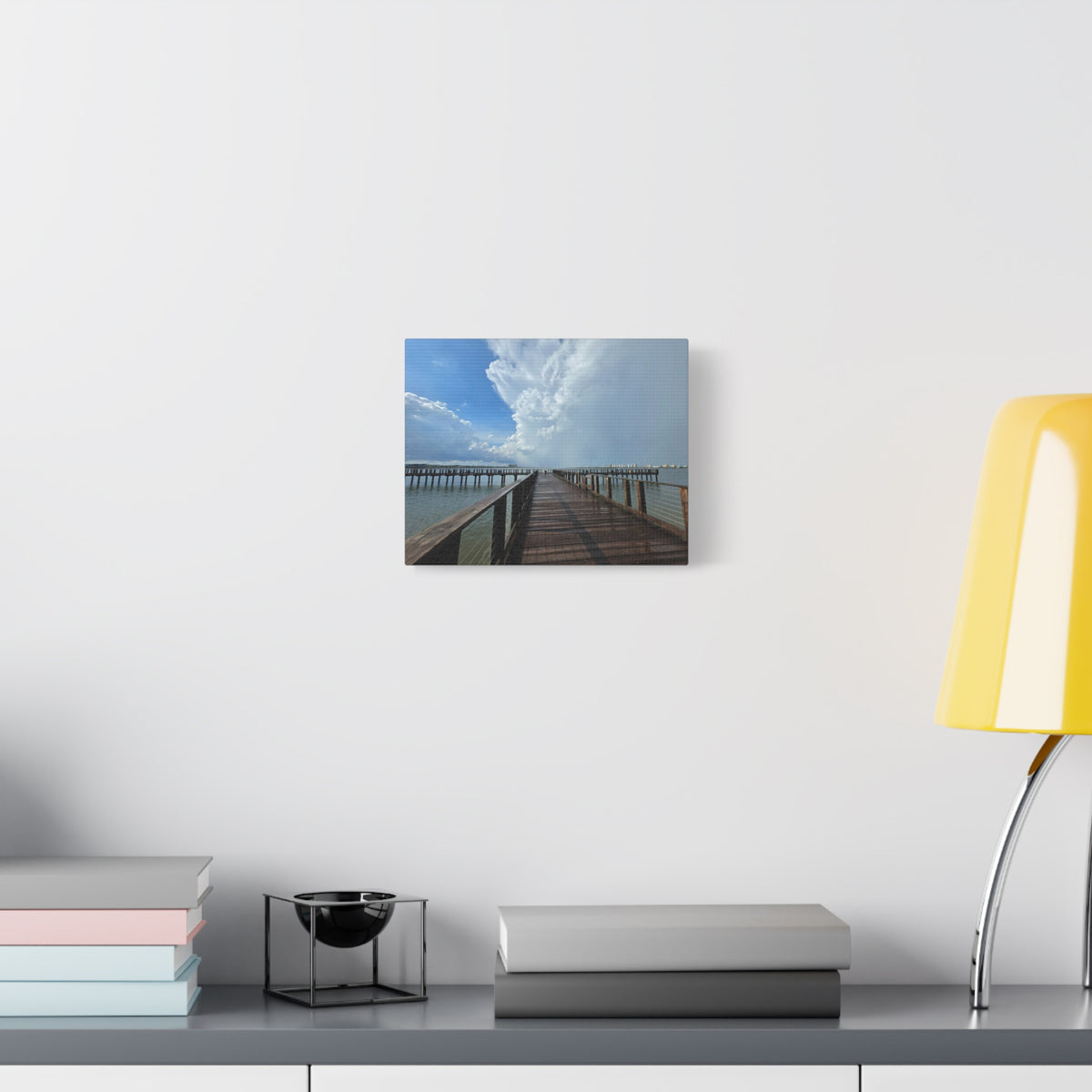 Into the Storm - Dramatic Cloudscape Matte Stretched Print