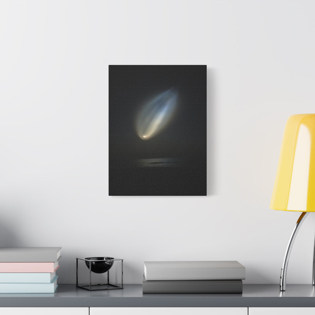 Cosmic Night Sky Canvas — Aurora-Like Stretched Wall Art