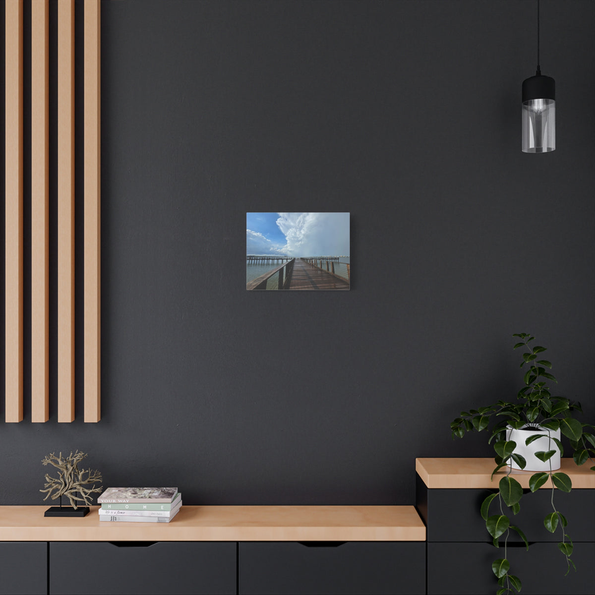 Into the Storm - Dramatic Cloudscape Matte Stretched Print