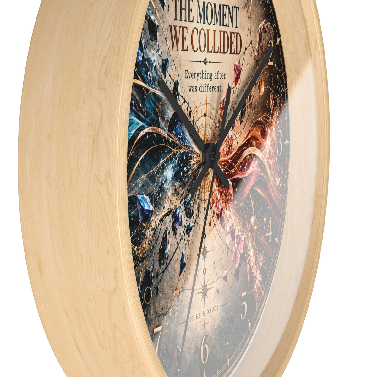 The Moment We Collided Wall Clock