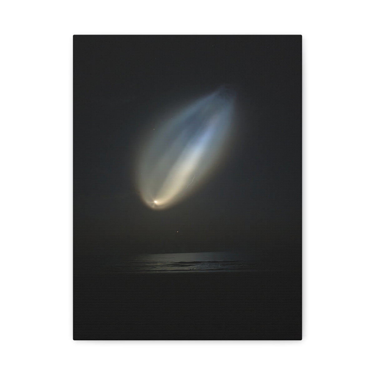 Cosmic Night Sky Canvas — Aurora-Like Stretched Wall Art