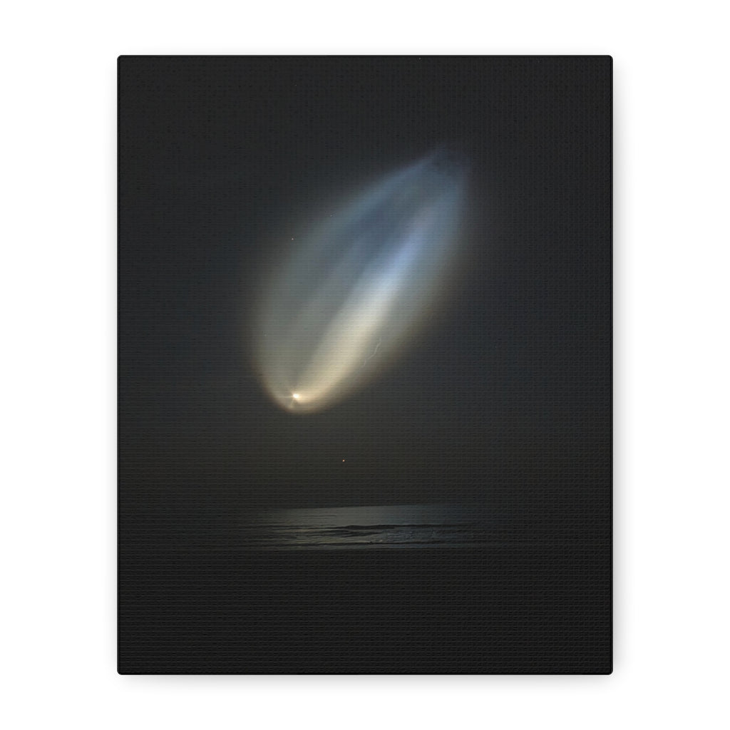 Cosmic Night Sky Canvas — Aurora-Like Stretched Wall Art