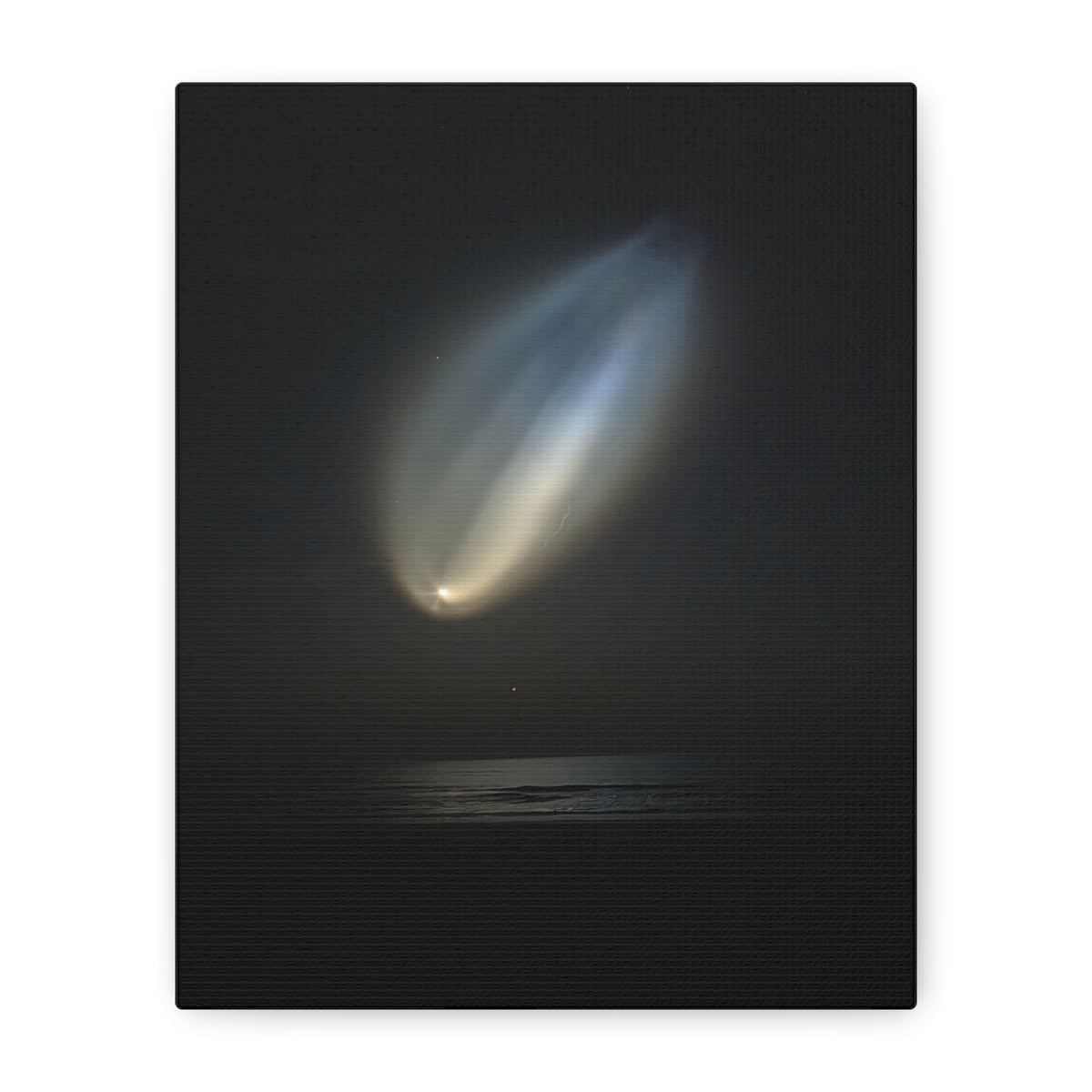 Cosmic Night Sky Canvas — Aurora-Like Stretched Wall Art