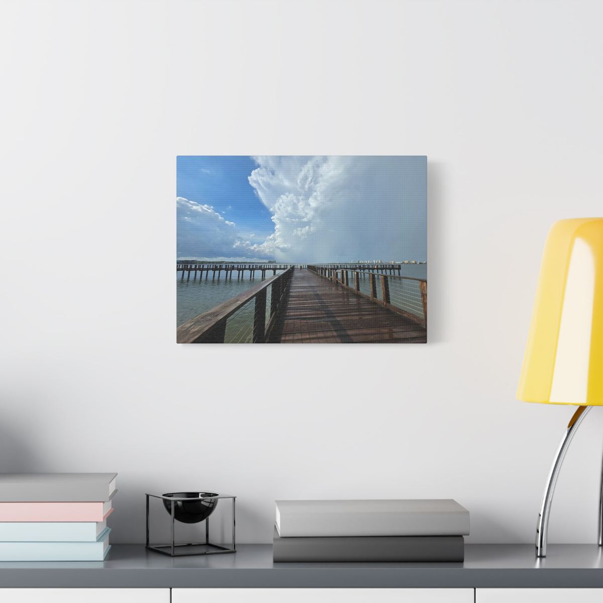 Into the Storm - Dramatic Cloudscape Matte Stretched Print