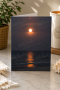 Moonlit Reflections | Ocean Moon Greeting Card