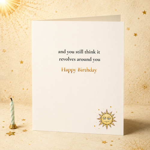 Another Trip Around The Sun Birthday Card
