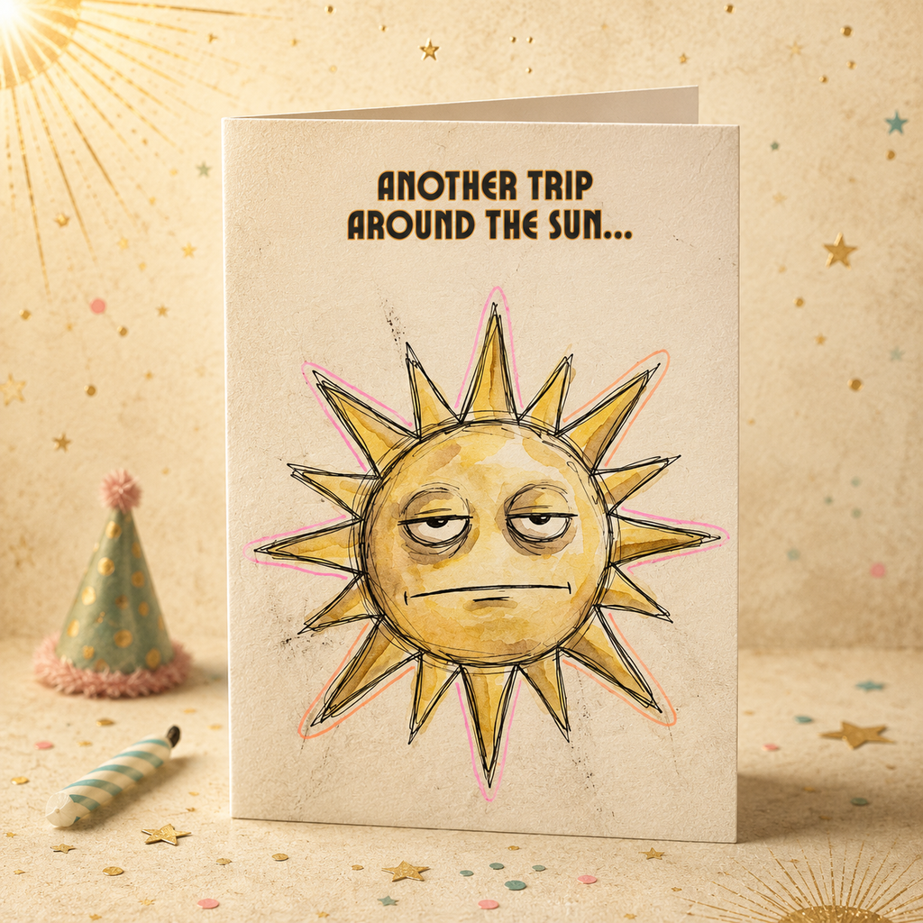 Another Trip Around The Sun Birthday Card