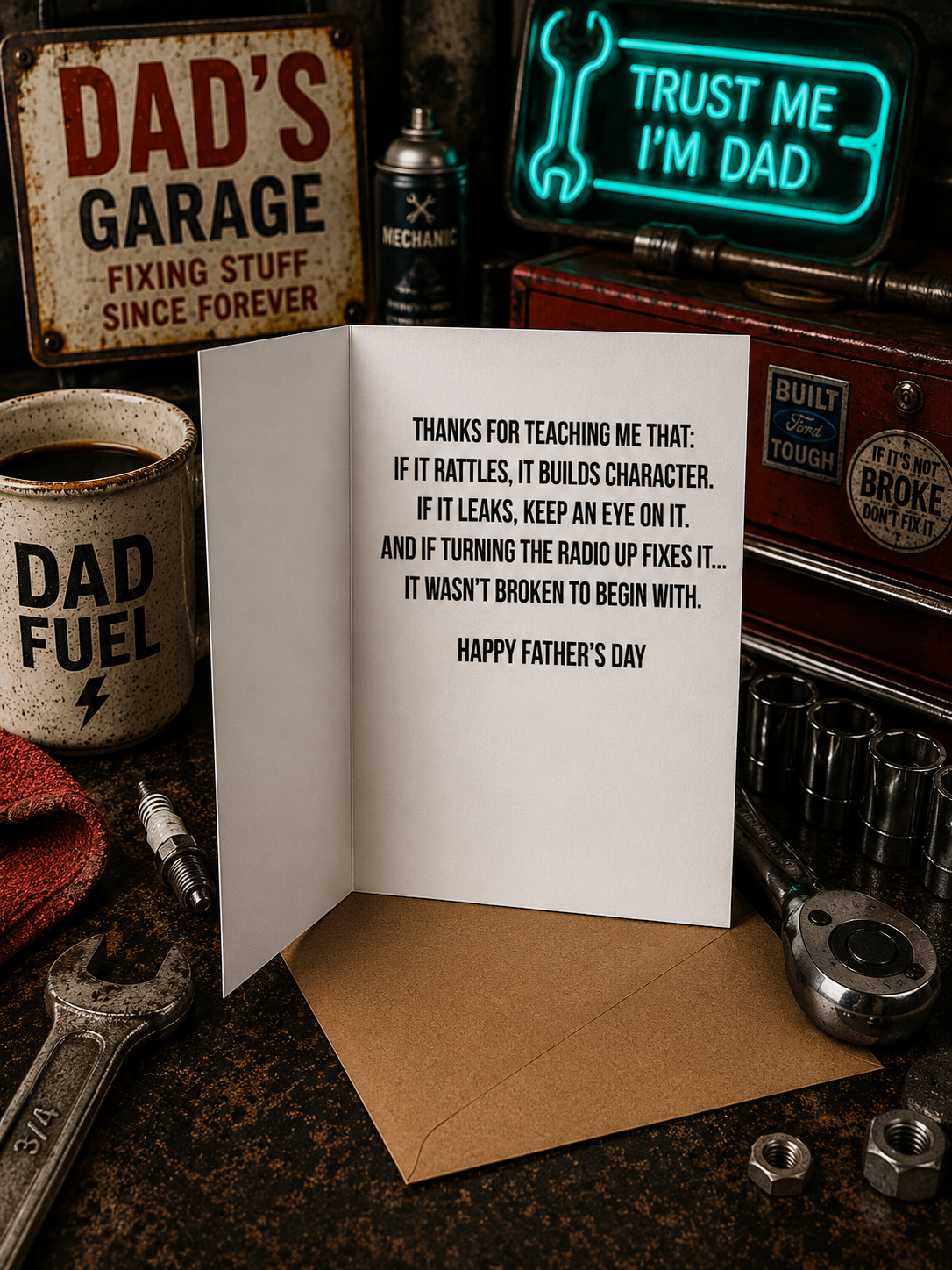 Funny Father's Day Card | Before Google There Was Dad
