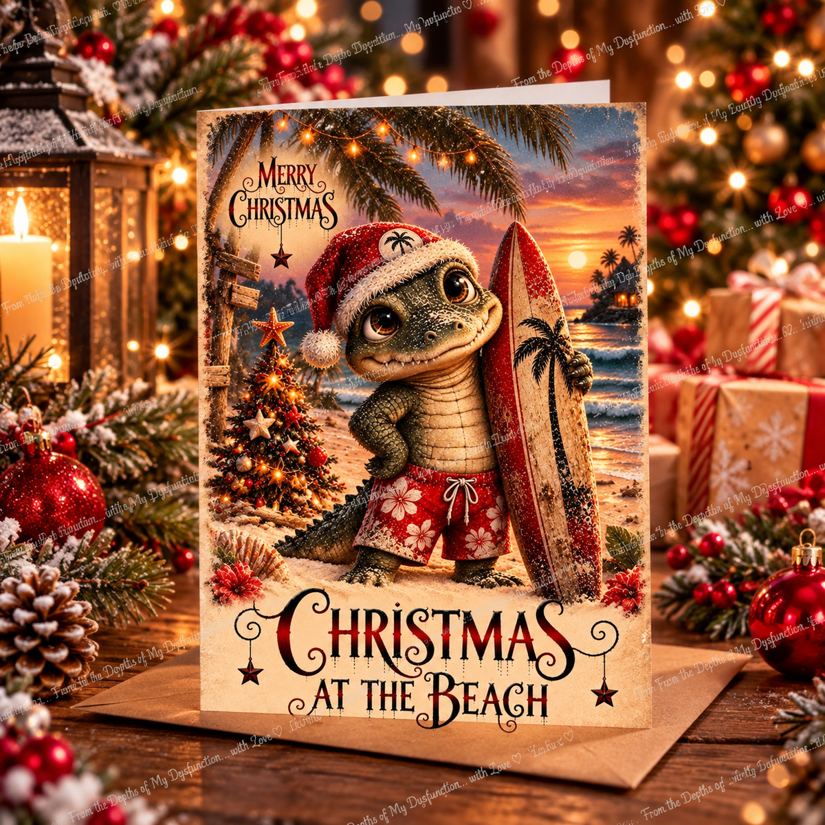Christmas at the Beach |  Christmas Card