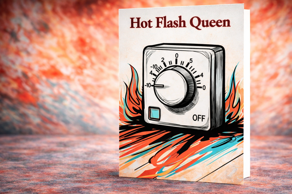 Funny Menopause Card – The Real Problem Isn’t the Heat