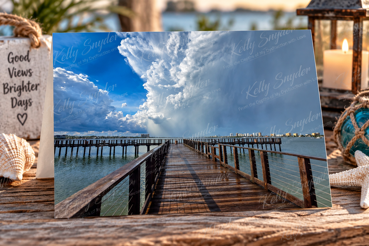 Into the Storm — Florida Storm Photography Greeting Card