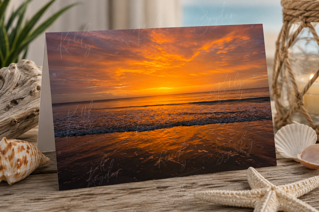 Golden Horizon |Florida Sunrise Greeting Card