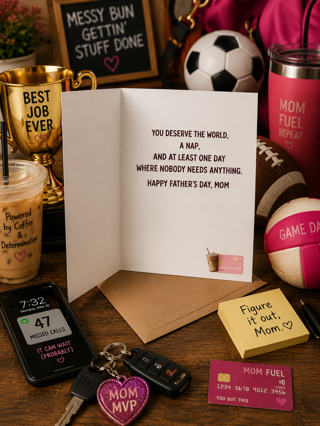 World's Best Mom, World's Best Dad | Single Mom Father's Day Card