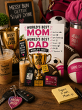 World's Best Mom, World's Best Dad | Single Mom Father's Day Card
