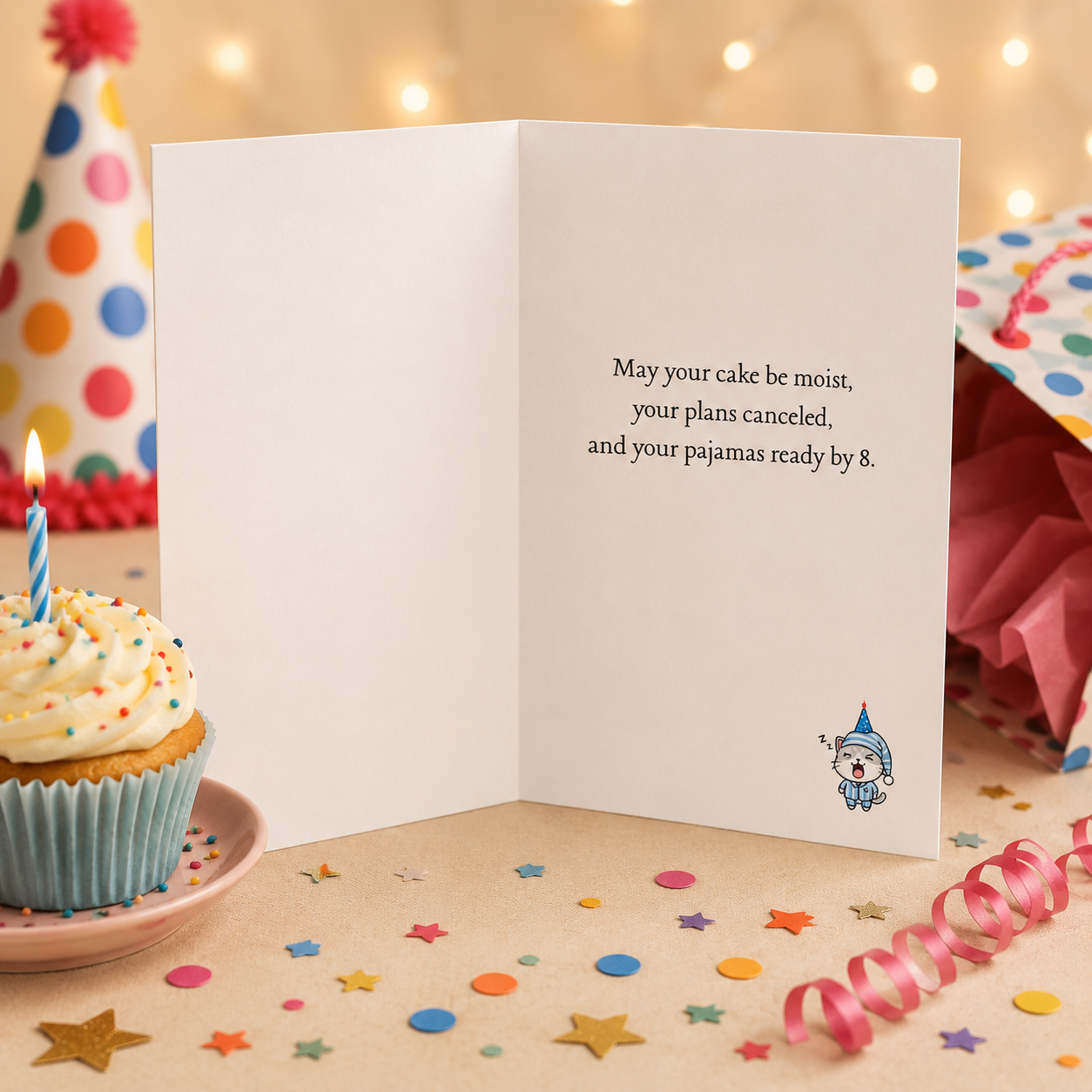 Happy Birthday – Funny Pajamas by 8 Birthday Card