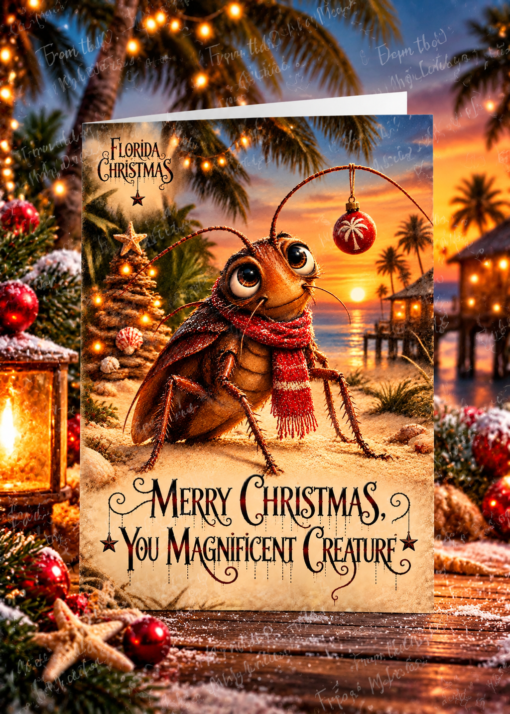 Merry Christmas You Magnificent Creature –  Christmas Card