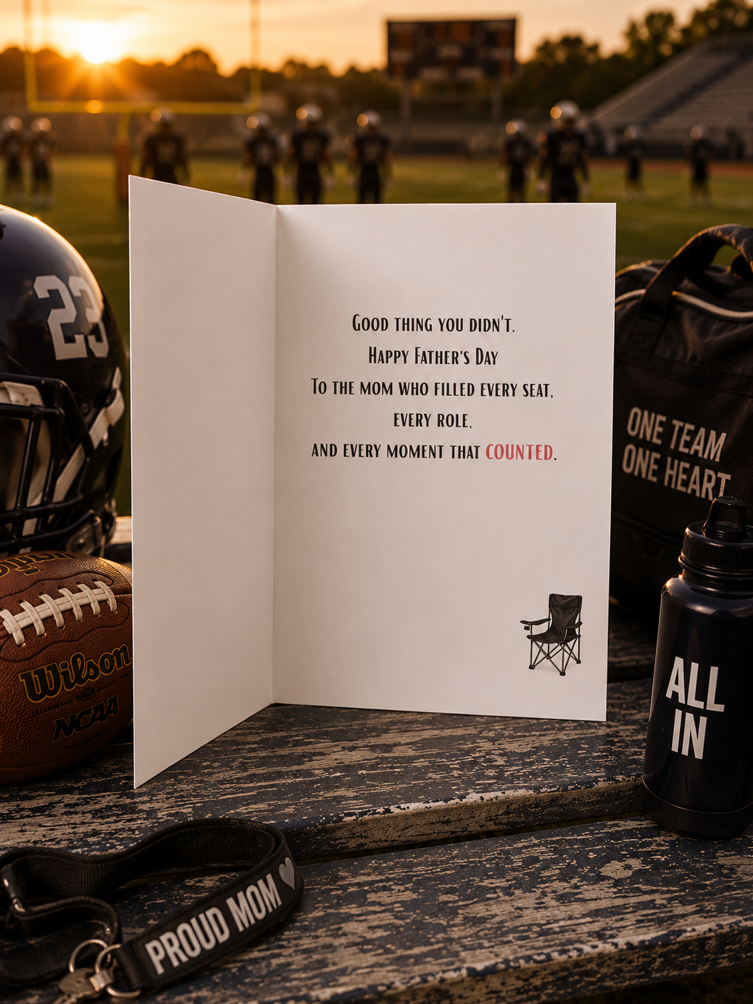 Somebody Forgot to Show Up – Single Mom Father’s Day Card