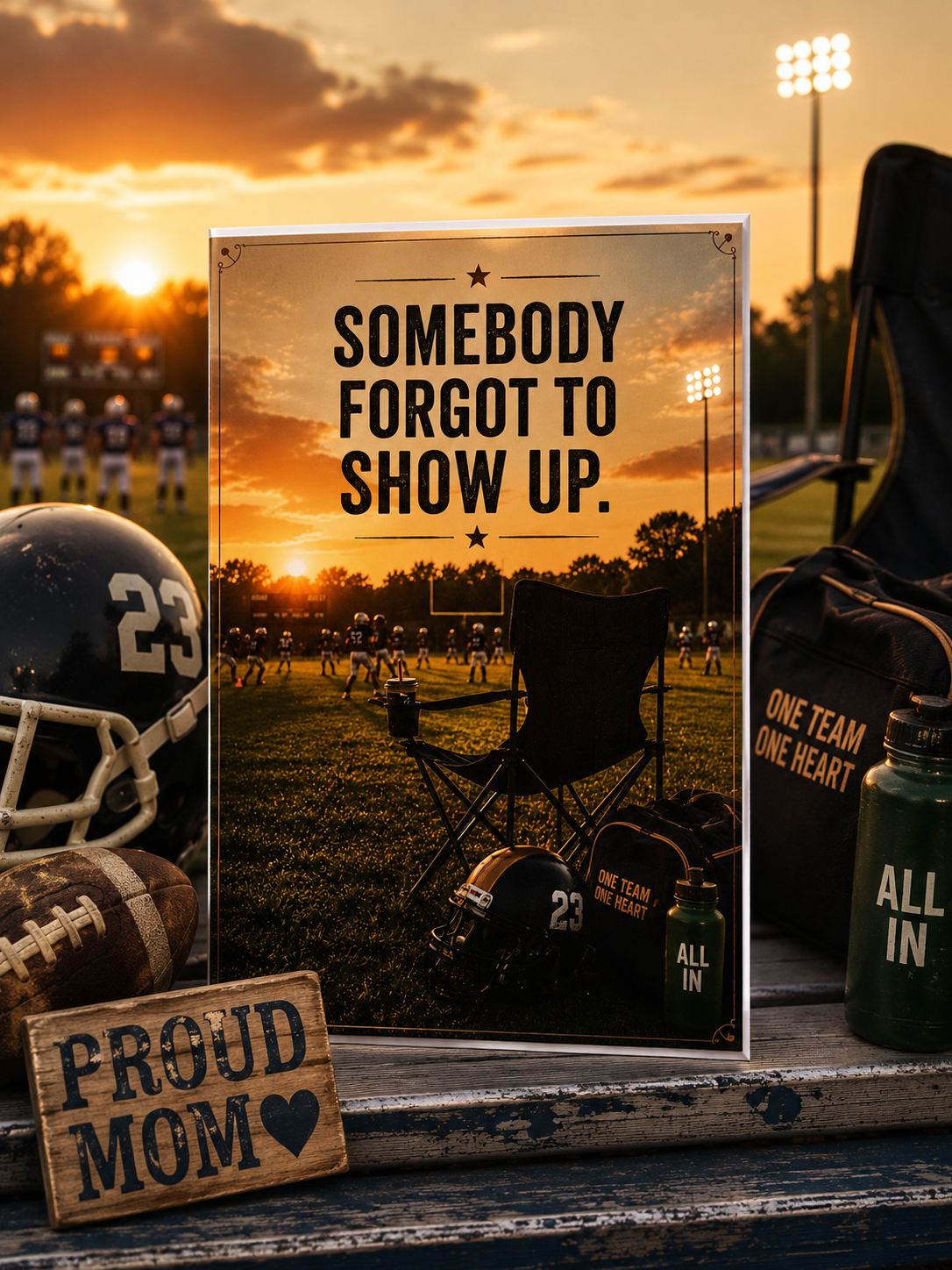 Somebody Forgot to Show Up – Single Mom Father’s Day Card