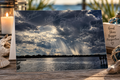 The Light Found a Way — Florida Storm Photography Greeting Card